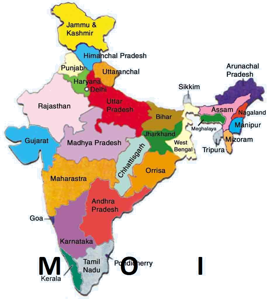 Maps of india